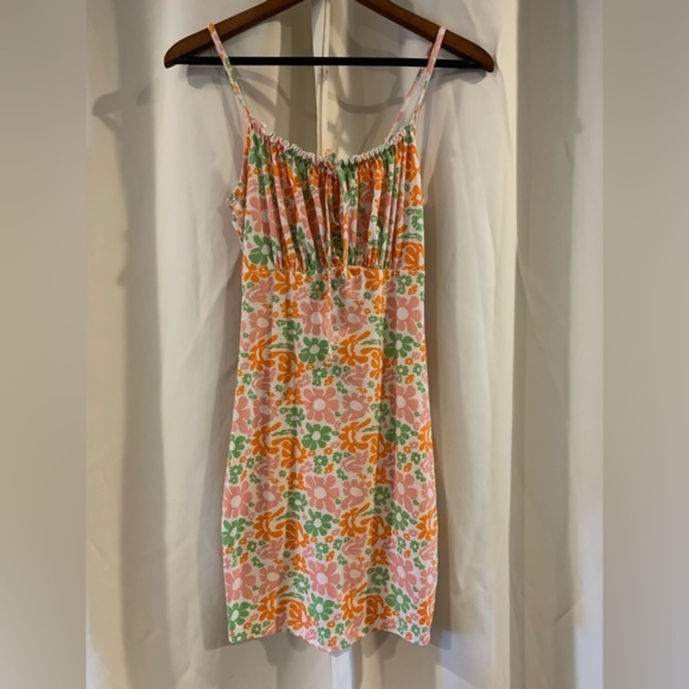 floral print spaghetti strap dress‎ Size Small